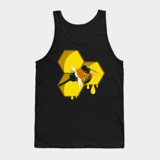 Bee on flower Tank Top